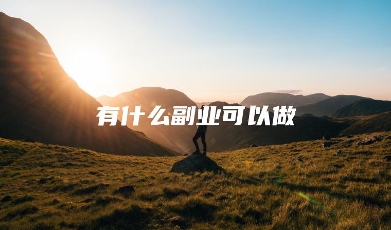 有什么副业可以做