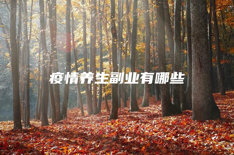 怡情养生副业有哪些