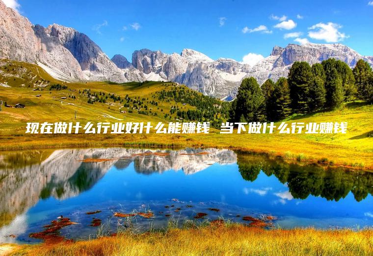 现在做什么行业好什么能赚钱 当下做什么行业赚钱