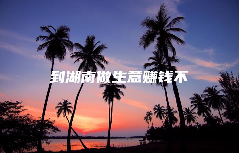 到湖南做生意赚钱不