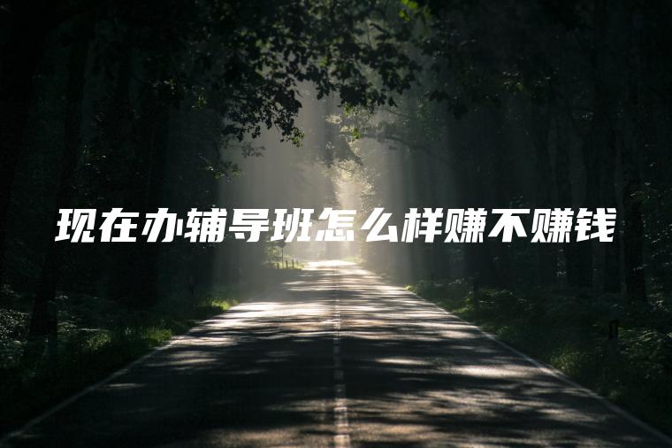 现在办辅导班怎么样赚不赚钱