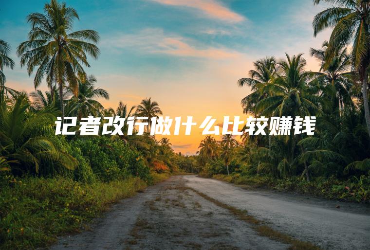 记者改行做什么比较赚钱