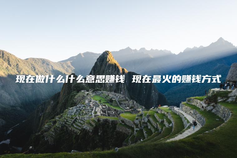 现在做什么什么意思赚钱 现在最火的赚钱方式