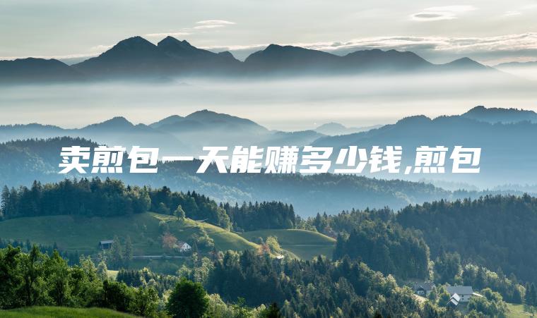 卖煎包一天能赚多少钱 煎包