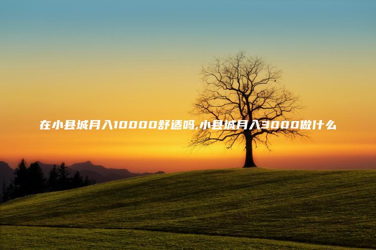 在小县城月入10000舒适吗 小县城月入3000做什么