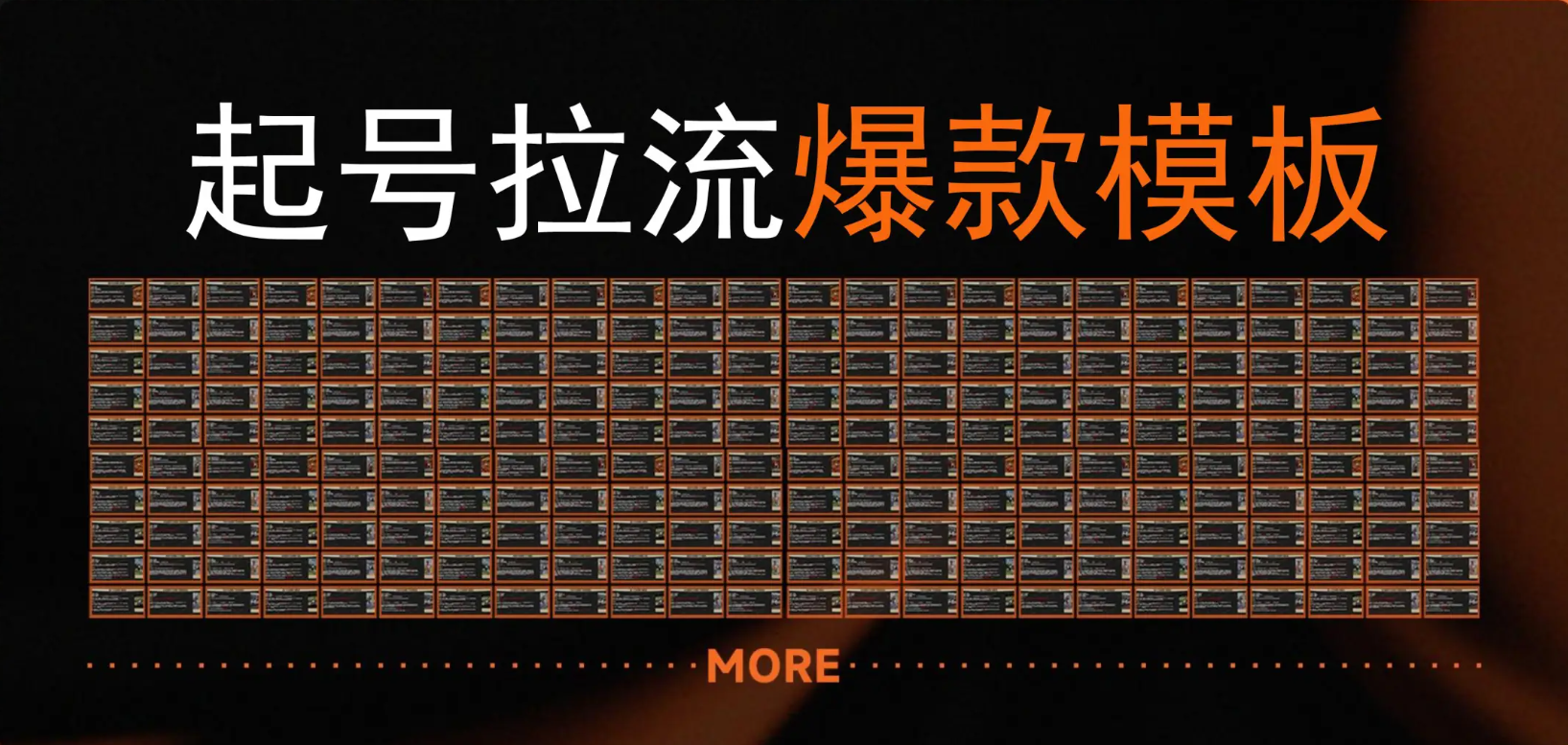 实体商家起号拉流爆款模板-抖音之家